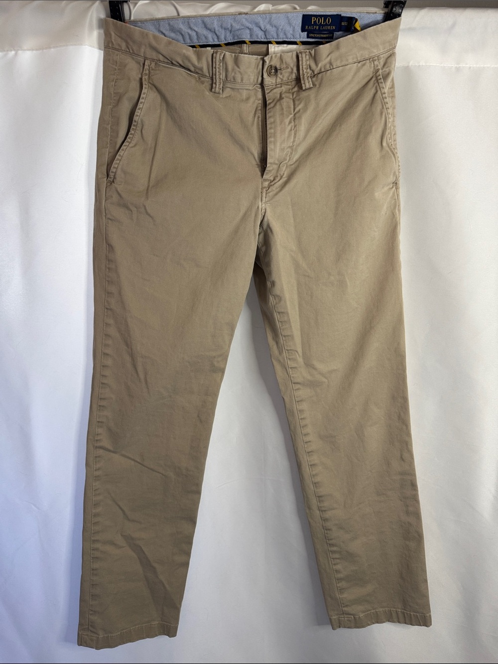 Polo by Ralph Lauren Tan Khaki Straight Chinos 30x32.